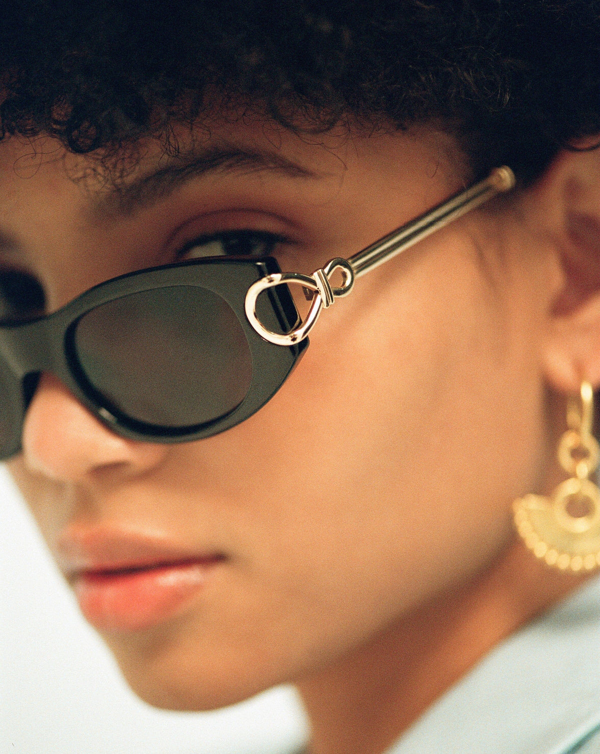 نظارة شمسية بيضاوية Le Specs Hydrus Link | أسود