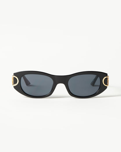 نظارة شمسية بيضاوية Le Specs Hydrus Link | أسود